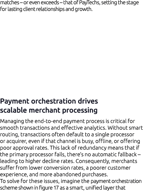 matches – or even exceeds – that of PayTechs, setting the stage for lasting client relationships and growth. Payment ...