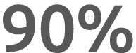 90%