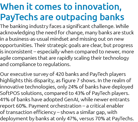When it comes to innovation, PayTechs are outpacing banks The banking industry faces a significant challenge. While a...